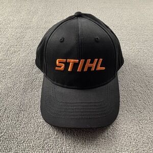 Stihl Hat Adult One Size Black Adjustable Cap Casual Men's